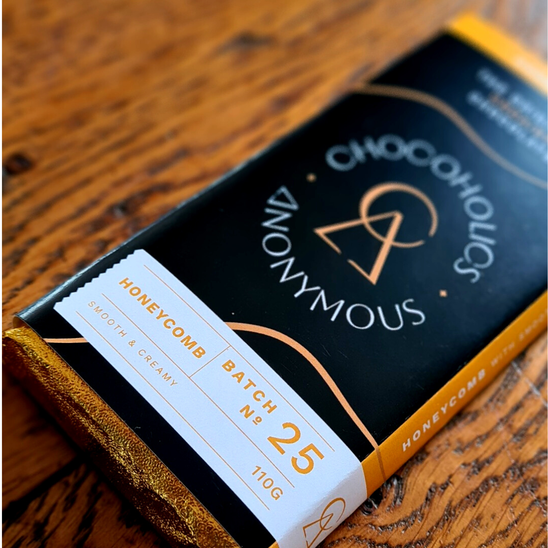 Honeycomb | 110g Bar, Chocoholics Anonymous® - The Original Undairy™ Chocolate