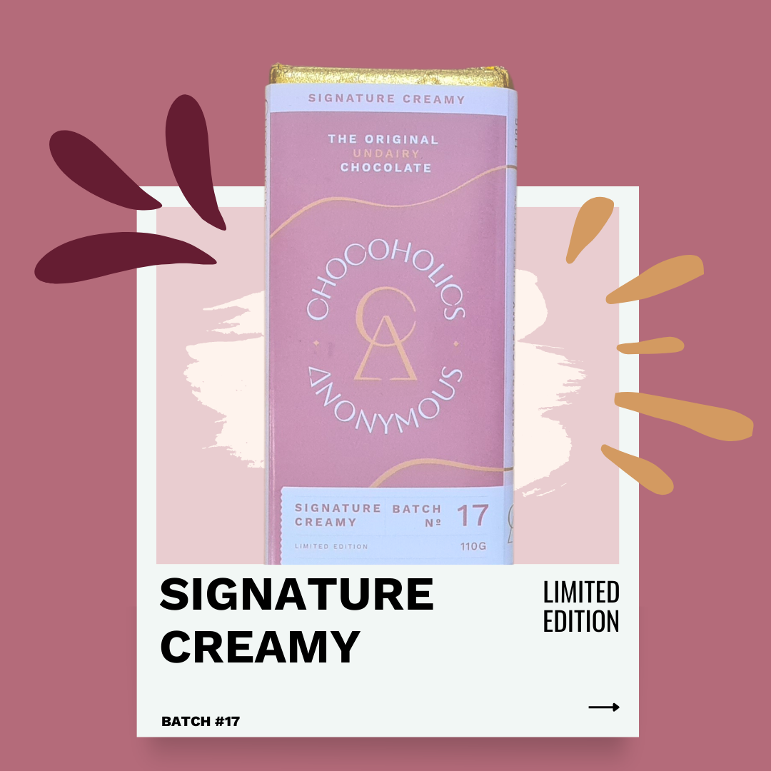 Signature Creamy | 110g Bar, Chocoholics Anonymous® - The Original Undairy™ Chocolate